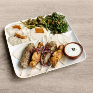 Assiette chiche-kabab