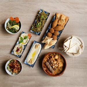 Menu « service à la syrienne »